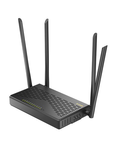 Router fără fir D-Link DIR-825/GFRU, 3G, 4G, Negru Router fără fir D-Link DIR-825/GFRU, 3G, 4G, Negru