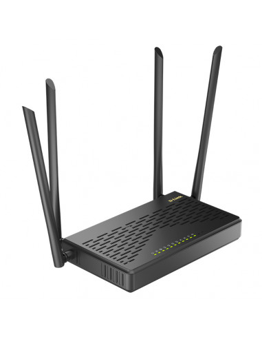 Router fără fir D-Link DIR-825/GFRU, 3G, 4G, Negru