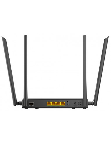 Router fără fir D-Link DIR-825/GFRU, 3G, 4G, Negru