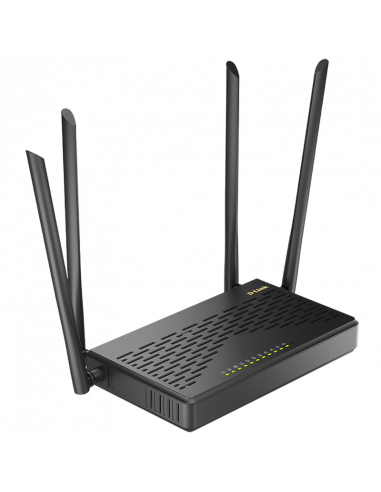 Router fără fir D-Link DIR-825/GFRU, 3G, 4G, Negru