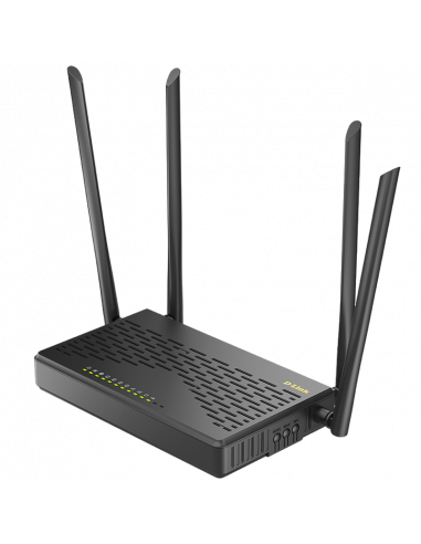 Router fără fir D-Link DIR-825/GFRU, 3G, 4G, Negru