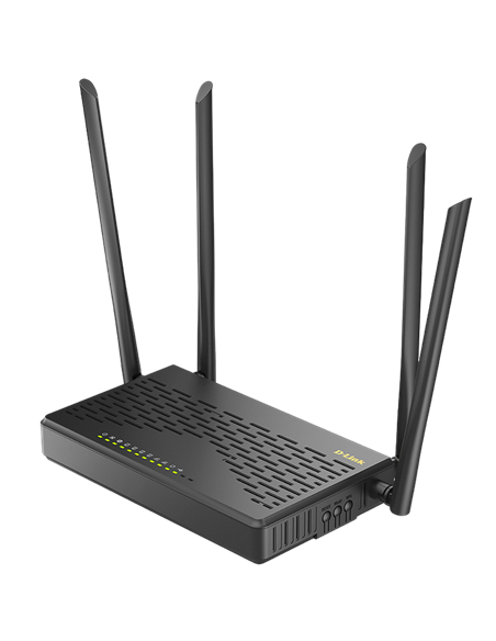 Router fără fir D-Link DIR-825/GFRU, 3G, 4G, Negru Router fără fir D-Link DIR-825/GFRU, 3G, 4G, Negru