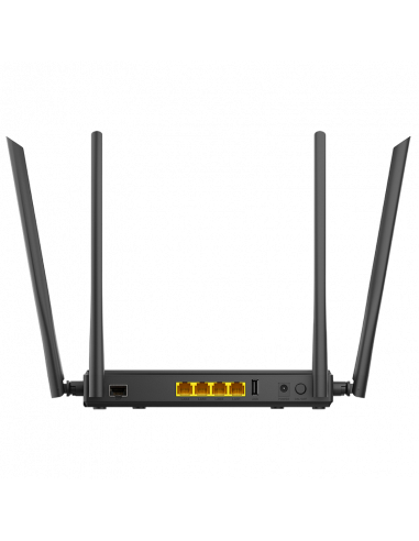 Router fără fir D-Link DIR-825/GFRU, 3G, 4G, Negru