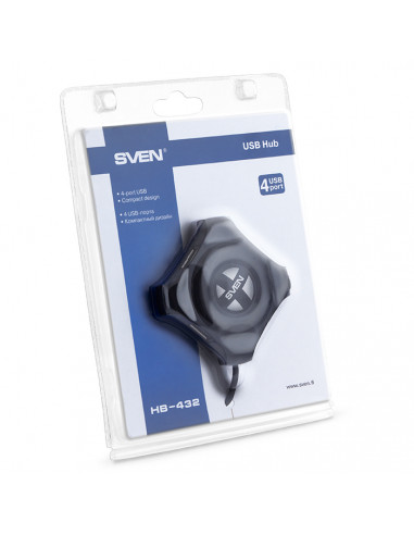 USB-концентратор SVEN HB-432, Чёрный