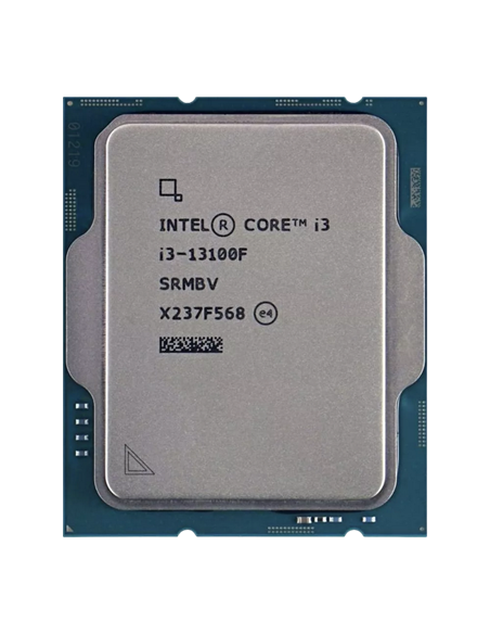 Procesor Intel Core i3-13100F, Fără grafică integrată, Tray