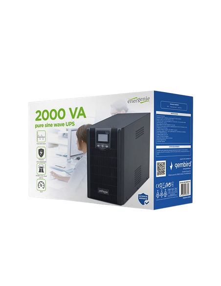 Sursă de alimentare neîntreruptibilă Energenie EG-UPS-PS2000-02, Linear-interactiv, 3000VA, Turn
