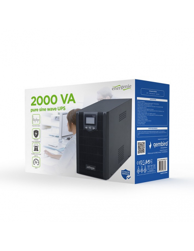 Sursă de alimentare neîntreruptibilă Energenie EG-UPS-PS2000-02, Linear-interactiv, 3000VA, Turn
