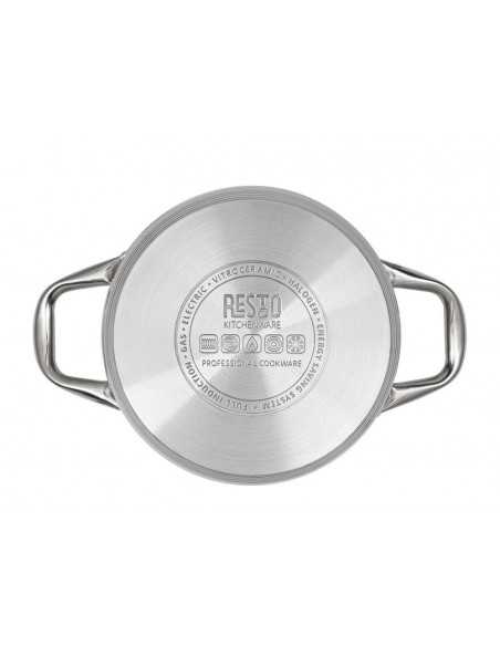Кастрюля RESTO 92103, 2.7л, 18см, Нержавеющая сталь