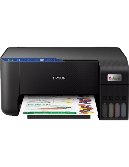 Струйный МФУ Epson MFD EcoTank L3200, Чёрный