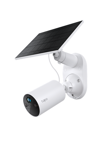 Camera de supraveghere Smart + Panou solar TP-LINK TAPO C410 KIT, Alb