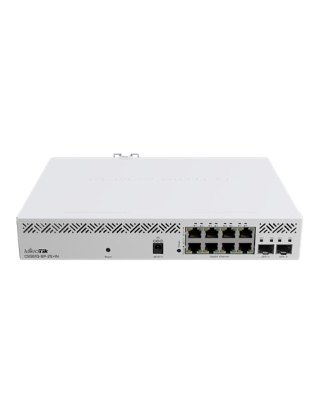 Коммутатор MikroTik CSS610-8P-2S+IN, Белый