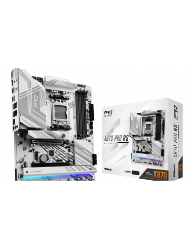 Материнская плата ASRock X870 PRO RS, AM5, AMD X870, ATX
