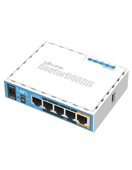 Маршрутизатор MikroTik hAp AC Lite, Белый