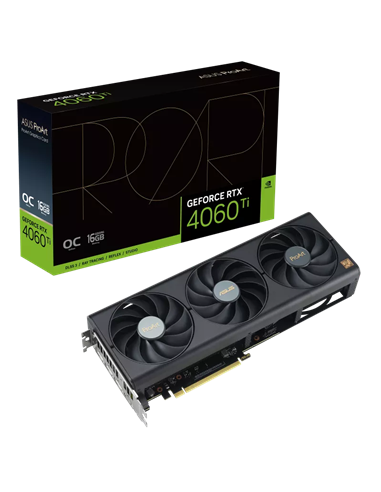 Видеокарта ASUS PROART-RTX4060TI-O16G, 16GB GDDR6 128бит 