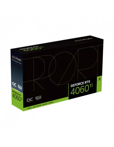 Placă Video ASUS PROART-RTX4060TI-O16G, 16GB GDDR6 128bit 
