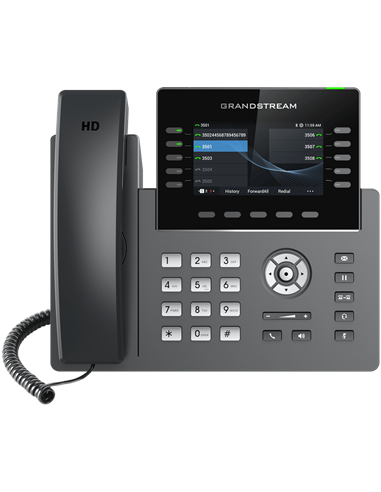 Telefon IP Grandstream GRP2615, Negru