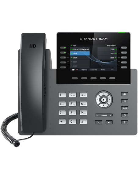 Telefon IP Grandstream GRP2615, Negru