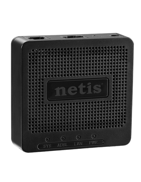 Modem ADSL Netis DL4201, ADSL/ADSL2/ADSL2 + până la 24 Mbps, Negru