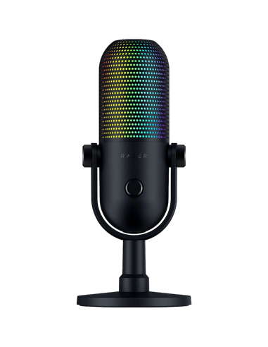 Игровой Микрофон Razer Seiren V3 Chroma, Проводной аналоговый, Чёрный