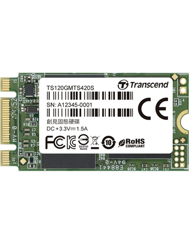 Накопитель SSD Transcend 420S, 120Гб, TS120GMTS420S