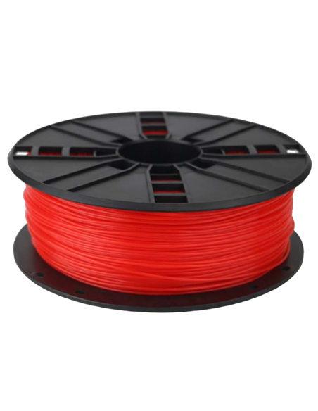 Filament pentru imprimantă 3D Gembird 3DP-ABS1.75-01-FR, ABS, Roșu Fluorescent, 1.75 mm, 1kg