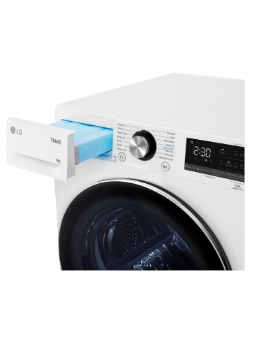 Uscător de rufe LG RH90V9AV2N, 9kg, Alb