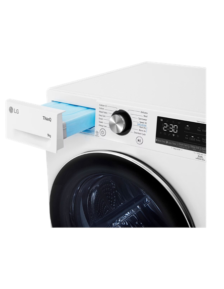 Uscător de rufe LG RH90V9AV2N, 9kg, Alb