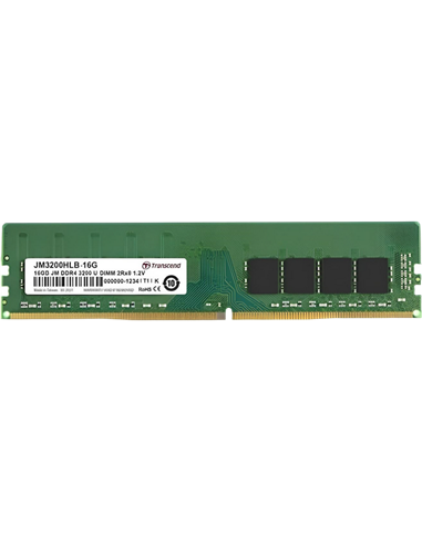 Оперативная память Transcend JM3200HLB-16G, DDR4 SDRAM, 3200 МГц, 16Гб