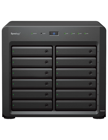 Сетевое хранилище SYNOLOGY DS2422+, Чёрный