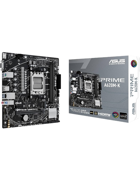 Материнская плата ASUS PRIME A620M-K, AM5, AMD A620, Micro-ATX