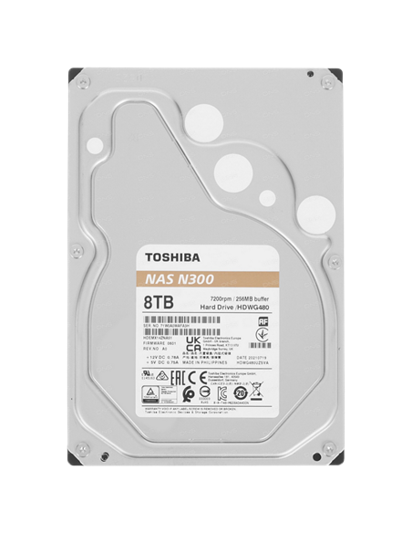 Unitate HDD Toshiba N300, 3.5", 8 TB HDWG480UZSVA