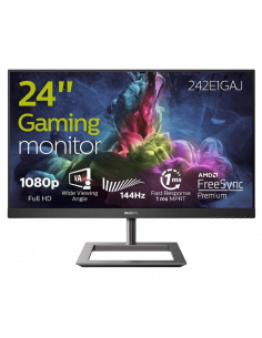 23,8" Монитор Philips 242E1GAJ, VA 1920x1080 FHD, Чёрный