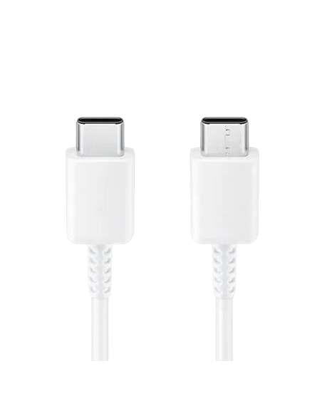 Cablu de încărcare Samsung EP-DA705BWRGRU, USB Type-C/USB Type-C, 1m, Alb