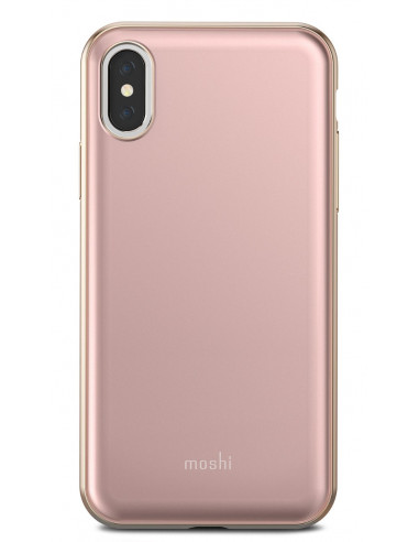 Husă Moshi iGlaze - iPhone XS/X, Roz