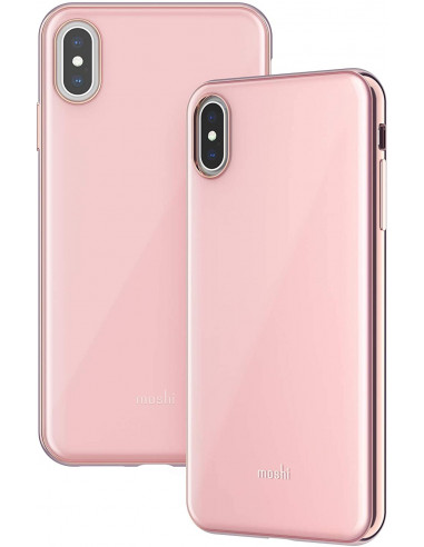 Husă Moshi iGlaze - iPhone XS/X, Roz