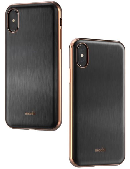 Husă Moshi iGlaze - iPhone XS/X, Negru Husă Moshi iGlaze - iPhone XS/X, Negru