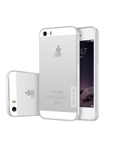 Husă Nillkin iPhone SE/5S/5 - Ultra thin TPU - Nature, Transparent