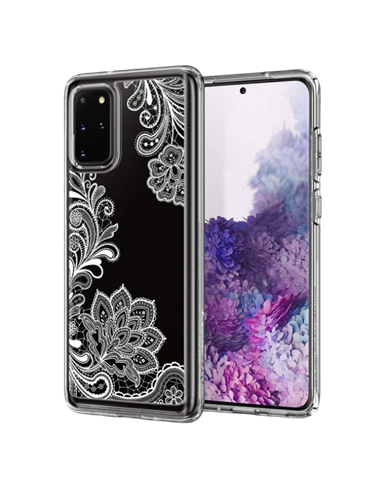 Husă Spigen Ciel Galaxy S20+, Mandala albă