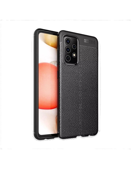 Чехол Xcover Galaxy A72 - Leather, Чёрный