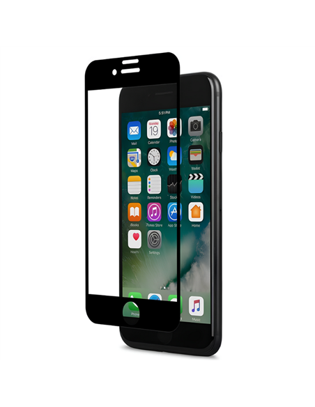 Sticlă de protecție Moshi IonGlass - iPhone 7+/8+, Negru