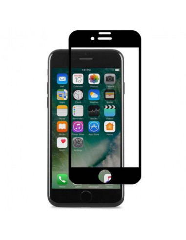 Sticlă de protecție Moshi IonGlass - iPhone 7+/8+, Negru