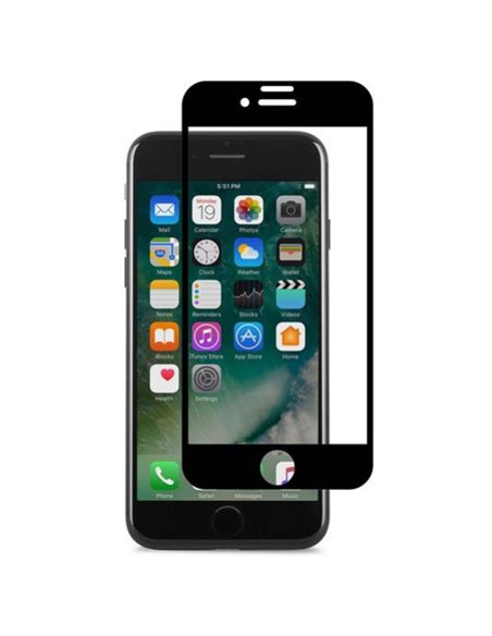 Sticlă de protecție Moshi IonGlass - iPhone 7+/8+, Negru