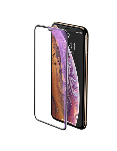 Sticlă de protecție Cellularline Tempered Glass for iPhone X/XS/11 Pro, Negru