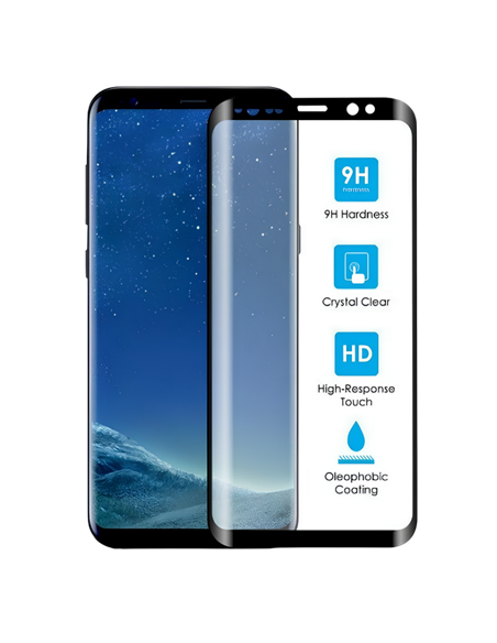 Sticlă de protecție Cellularline Tempered Glass - Samsung Galaxy S9+, Negru