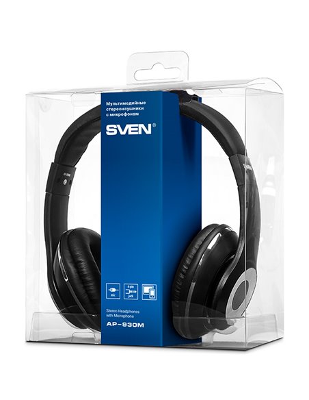 Căști SVEN AP-930M, Negru