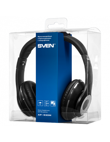 Наушники SVEN AP-930M, Чёрный