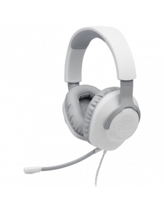 Căști gaming JBL Quantum 100, Cu fir, Alb