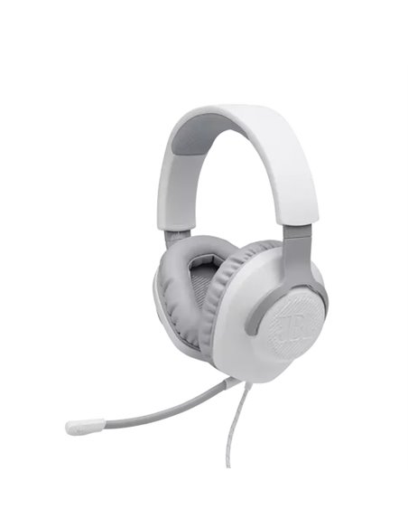 Căști gaming JBL Quantum 100, Cu fir, Alb