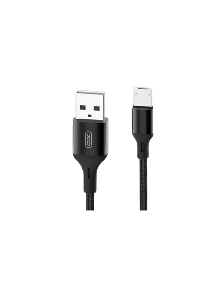 Кабель для зарядки и синхронизации XO NB143, USB Type-A/Lightning, 2м, Чёрный