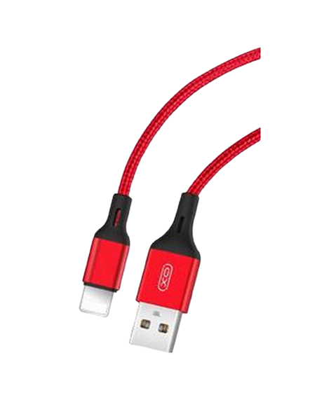 Cablu încărcare și sincronizare XO NB143, USB Type-A/Lightning, 2m, Roșu